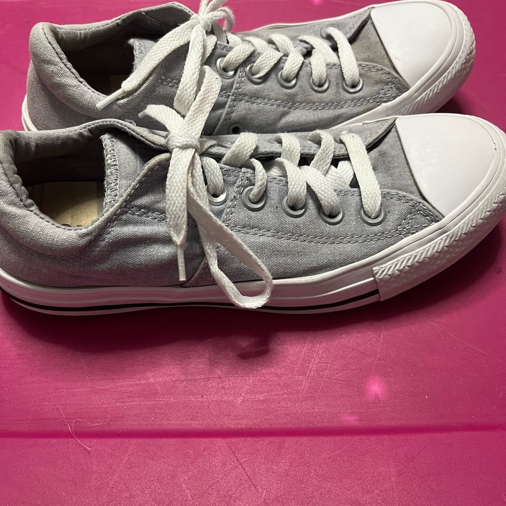Converse Gray and White Classic Sneakers